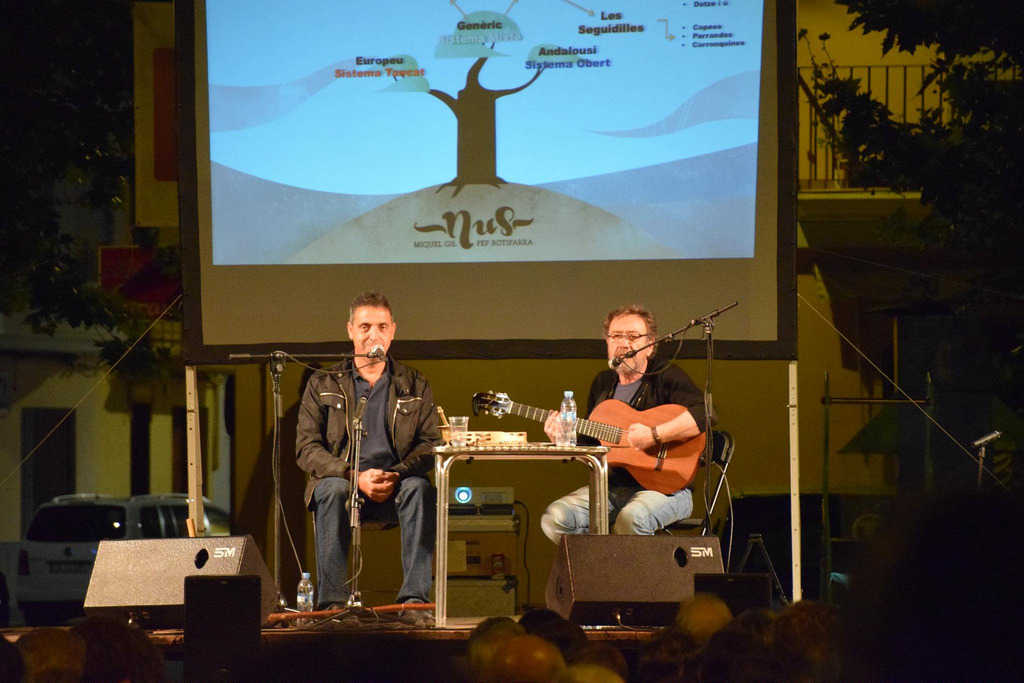 Pep Gimeno, el Botifarra i Miquel Gil a Carcaixent