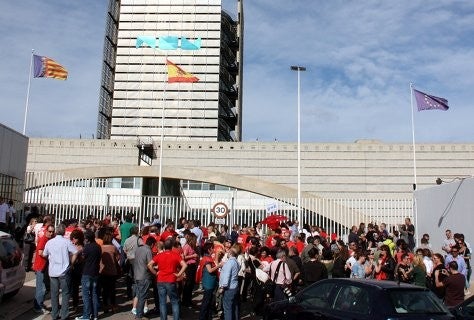 Tancament d'una televisió morta