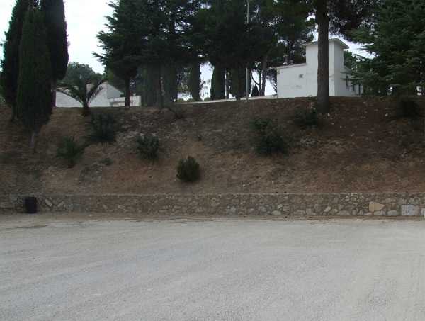 Zona de pàrking del cementiri