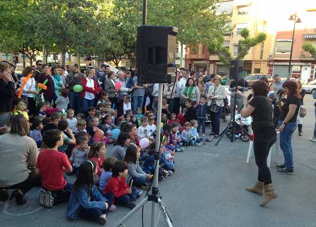 Fotografia de l'última activitat d'animació realitzada al marc de la campanya.