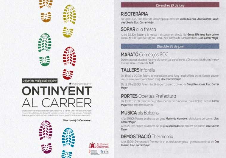 Programació Ontinyent al Carrer.