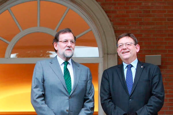 Mariano Rajoy i Ximo Puig.