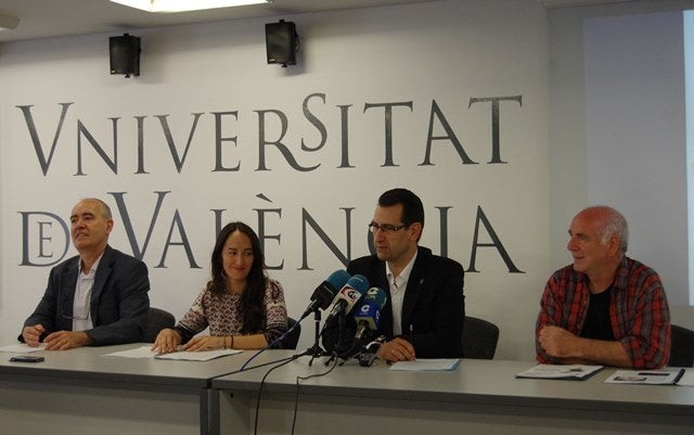 D’esquerra a dreta: Josep Montesinos, Laura Morant, Jorge Hermosilla i Joan Muñoz.