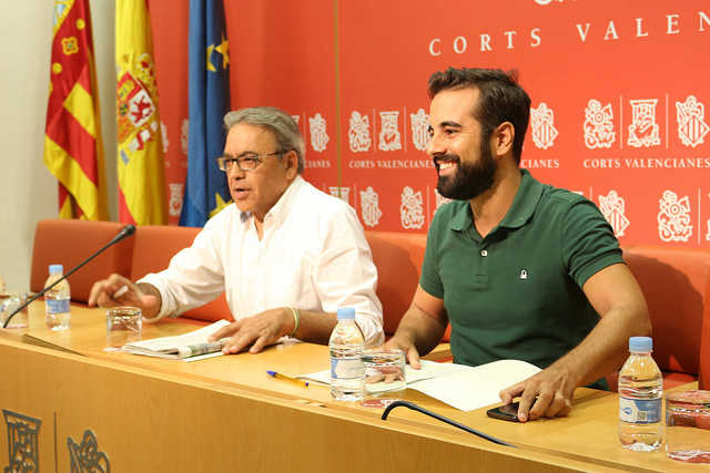Diputats Manolo Mata i José Muñoz