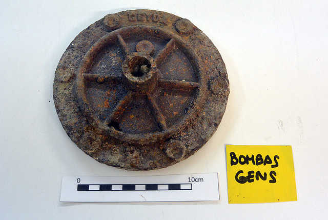 Part d'una bomba hidràulica fabricada en Bombas Gens