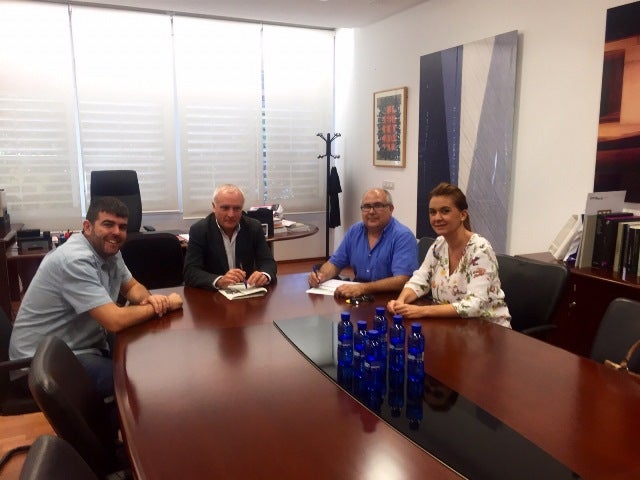 Representació del grup municipal de Compromís amb el Secretari Autonòmic de Cultura