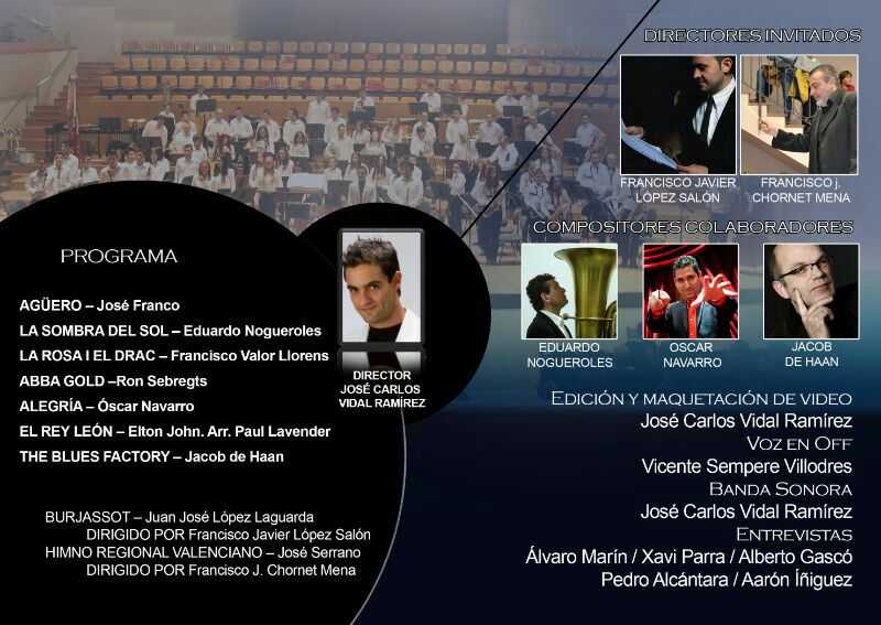 Programa del concert.