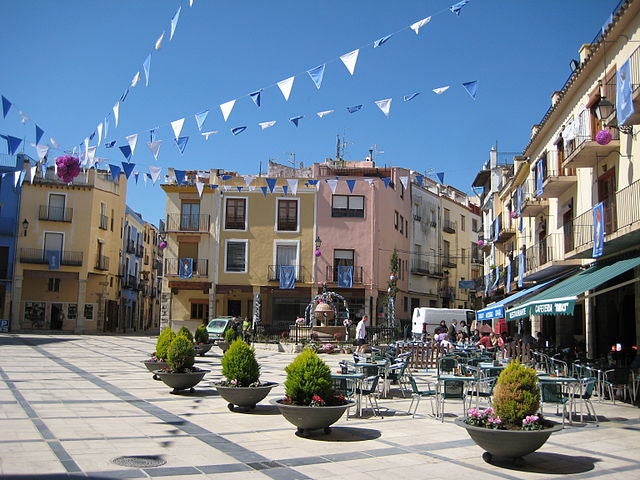Plaça Major de Sant Mateu