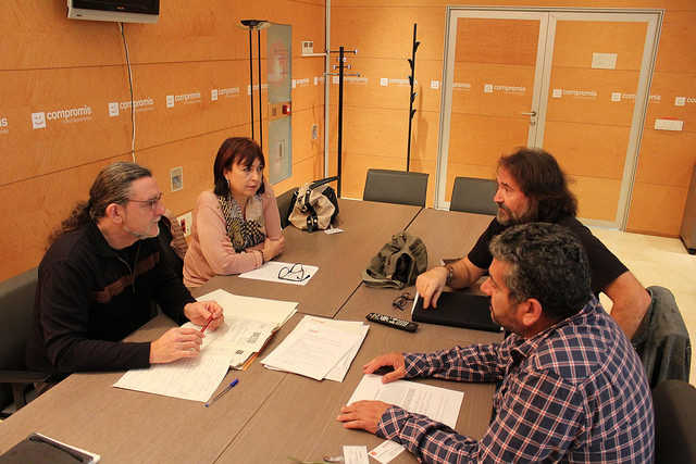 Reunió amb la secció sindical de Comissions Obreres de Tragsa