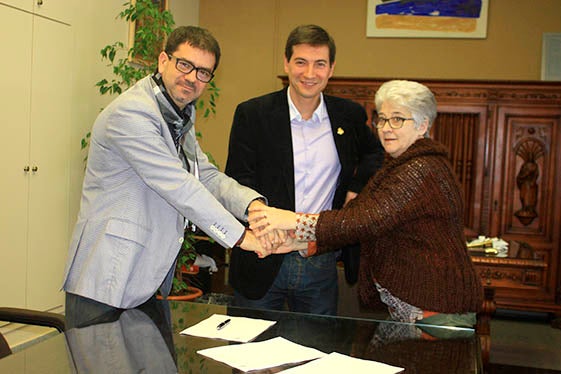 Emili Altur, Rafa García i la presidenta de CODEMER, Mª Dolores Cortina.