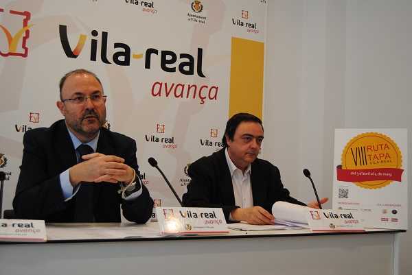 Un moment de la roda de premsa on es va presentar la VIII Ruta de la Tapa.
