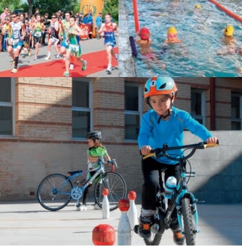 El triatló és una de les modalitats esportives que podran practicar  els més menuts al Campus.