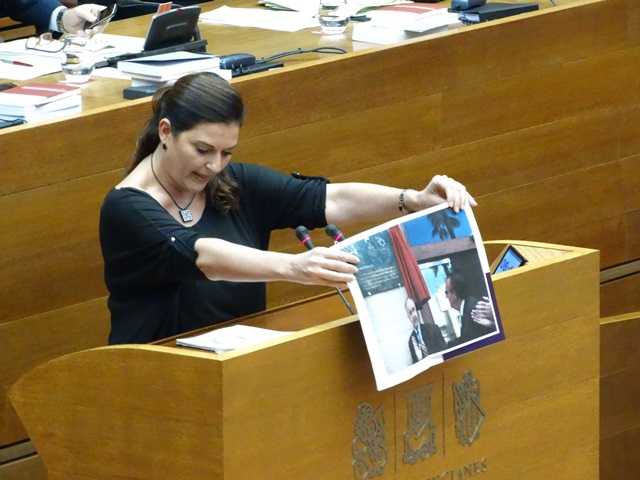 Portaveu adjunta del grup parlamentari Podemos-Podem, Fabiola Meco
