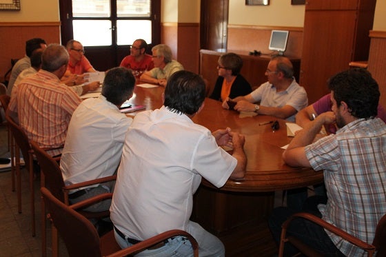 Un moment de la reunió celebrada aquest dimecres.