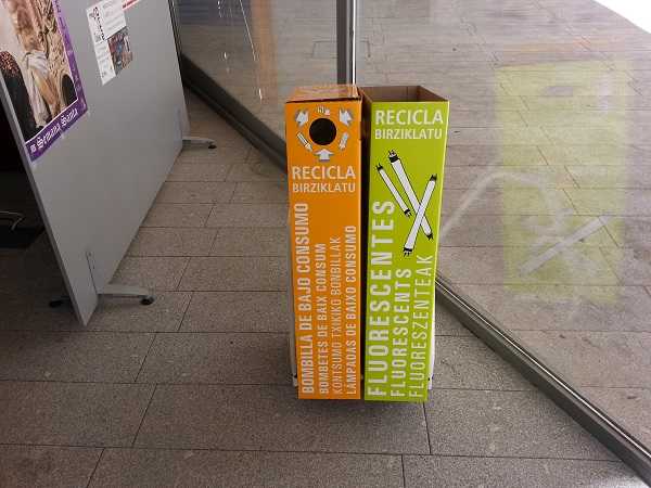 Imatge dels contenidors instal·lats.