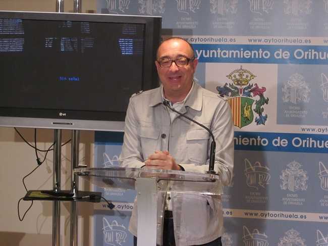 El regidor de Pedanies de l'Ajuntament d'Orihuela, Emilio Zaplana.