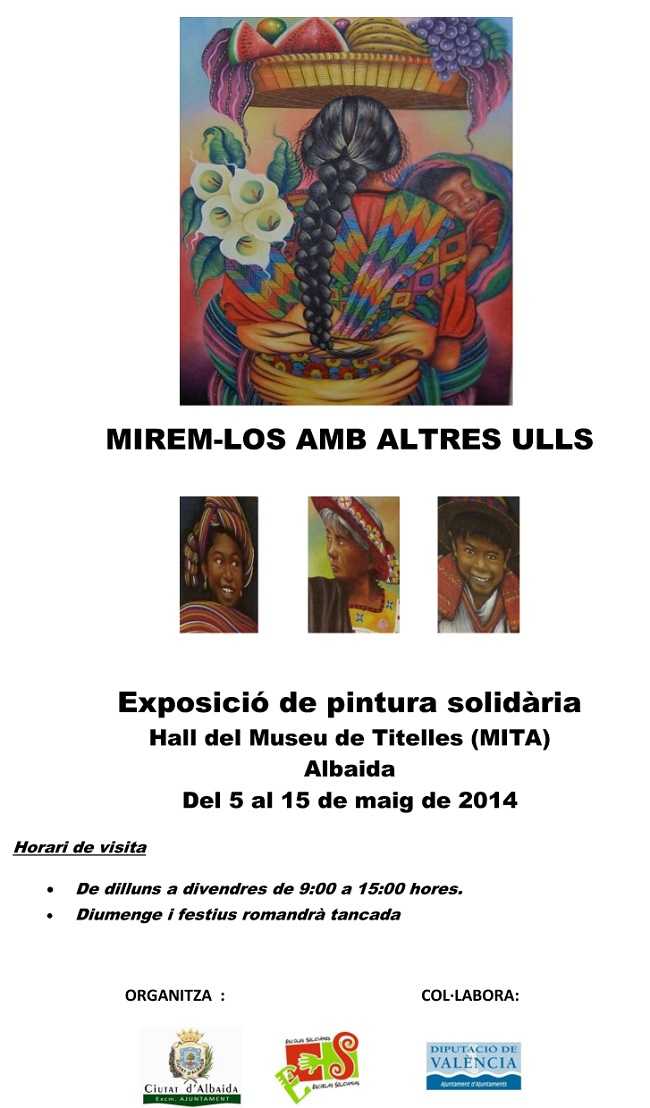 Cartell de la mostra pictòrica.