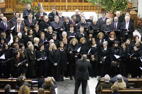 Un moment del concert de Nadal.
