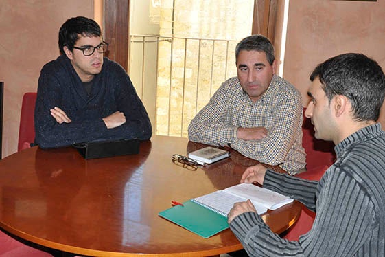 Rhamsés Ripollés, Rafa Pallarés i membres dels tallers d'ocupació