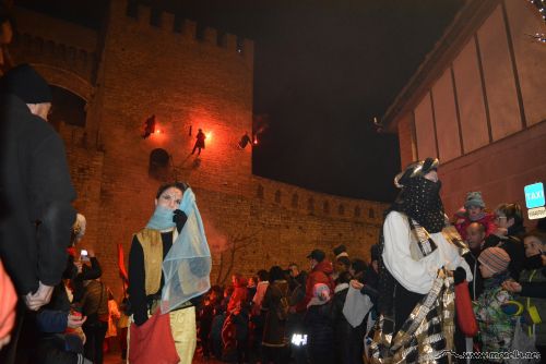 Entrada dels Reis Mags pel portal de Sant Miquel