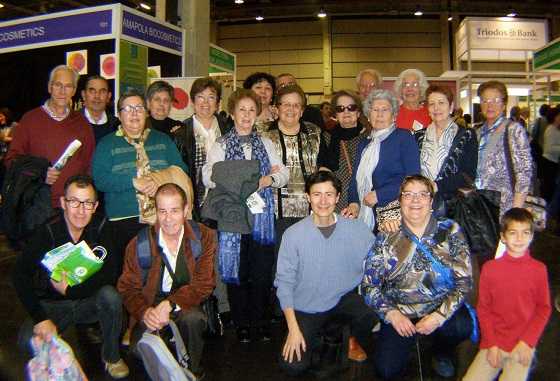 Imatge de grup de la visita.