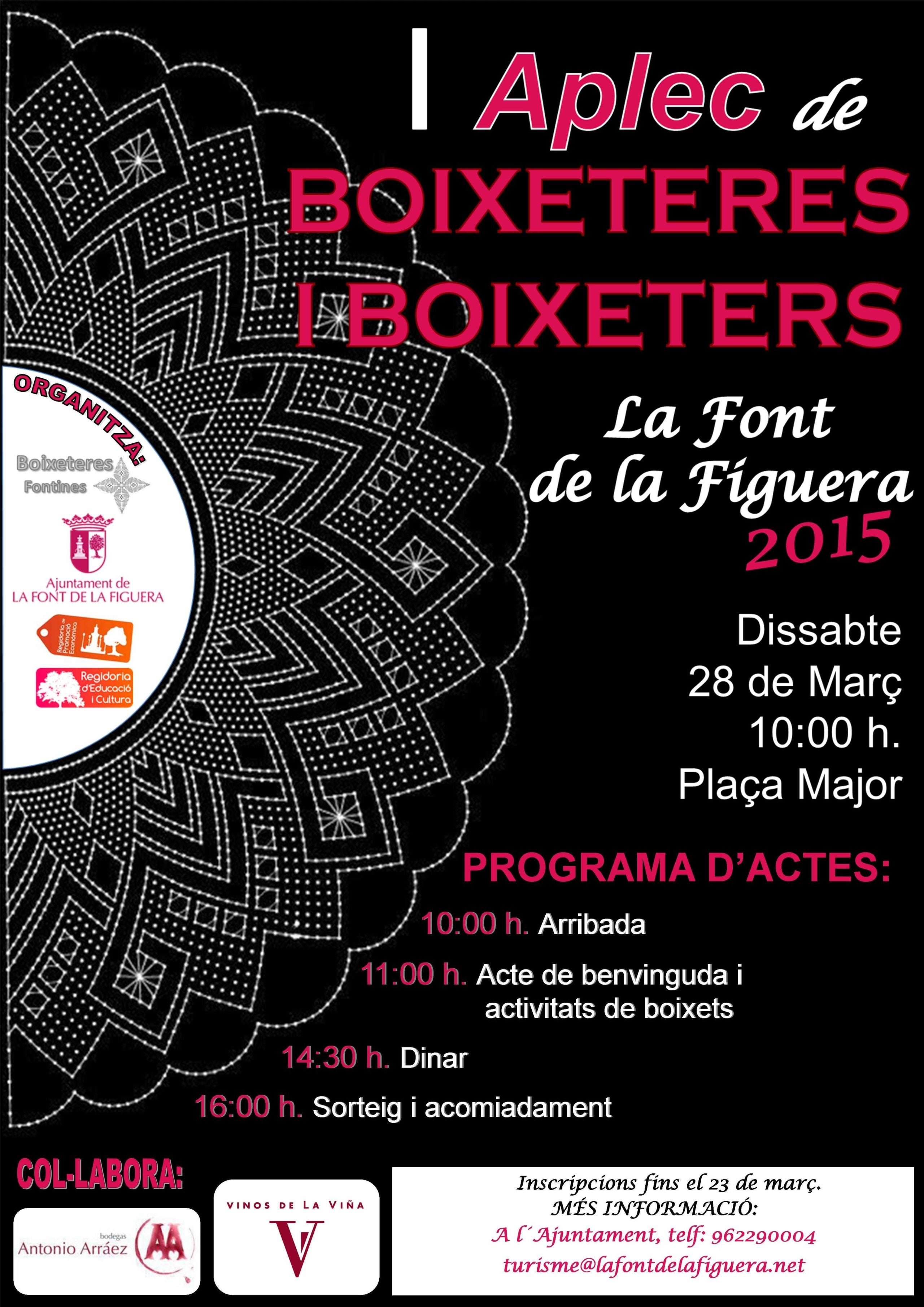 I Aplec Boixeteres i Boixeters a la Font de la Figuera