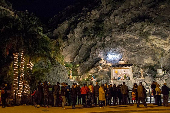Pessebre situat en l'entrada del municipi.
