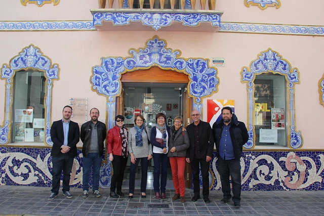 Membres de la corporació municipal i visitants