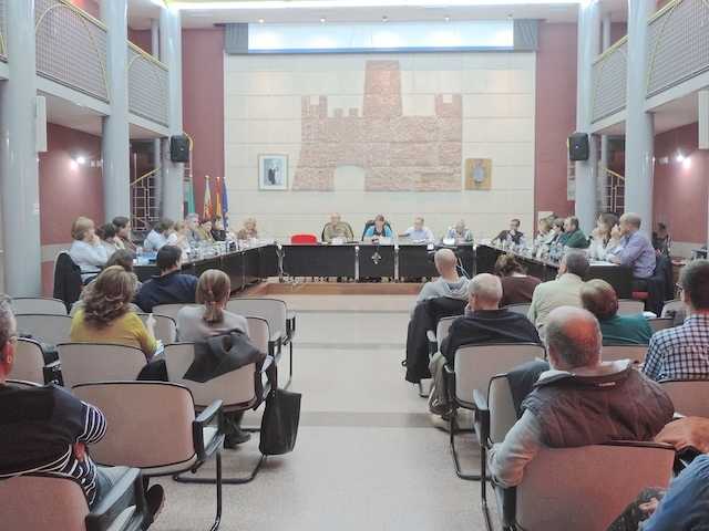 La Sala de Plens del Castell el passat dilluns en el transcurs del debat