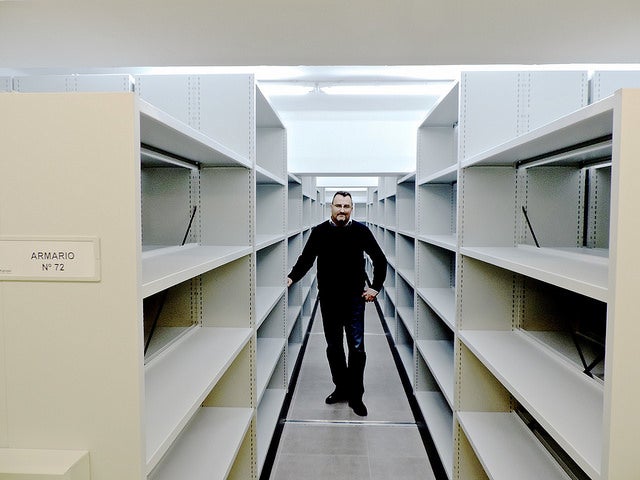 L’arxiver de Bétera, Juan Vicente Pià, dins del nou espai