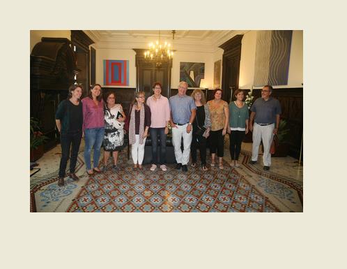 Joan Ribó a la reunió amb Salvem el Cabanyal