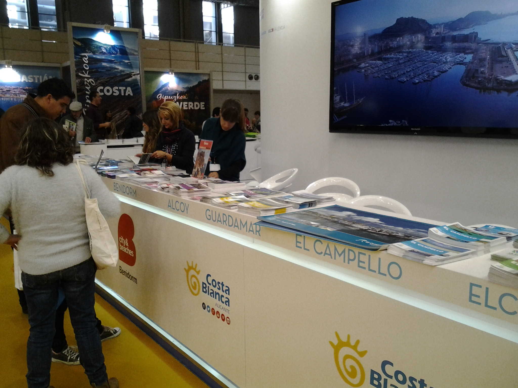 Una imatge de l'stand d'El Campello a Intur.