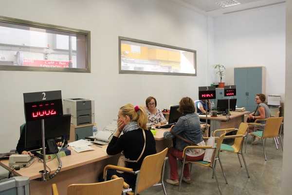 Oficina d'atenció al públic de l'Ajuntament de Sant Vicent.