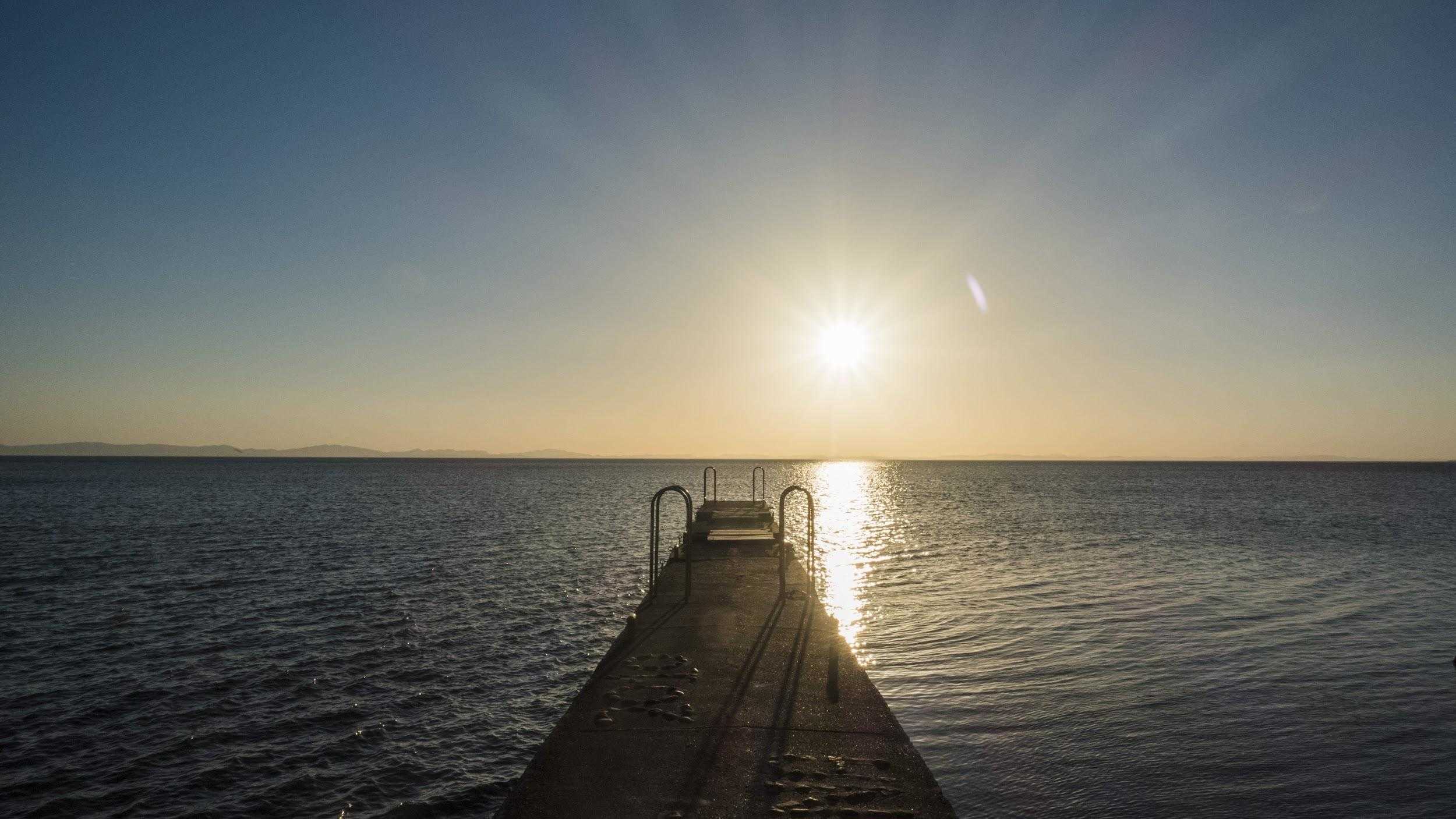 Vistes del llac Cocibolca des de Mérida, a Ometepe