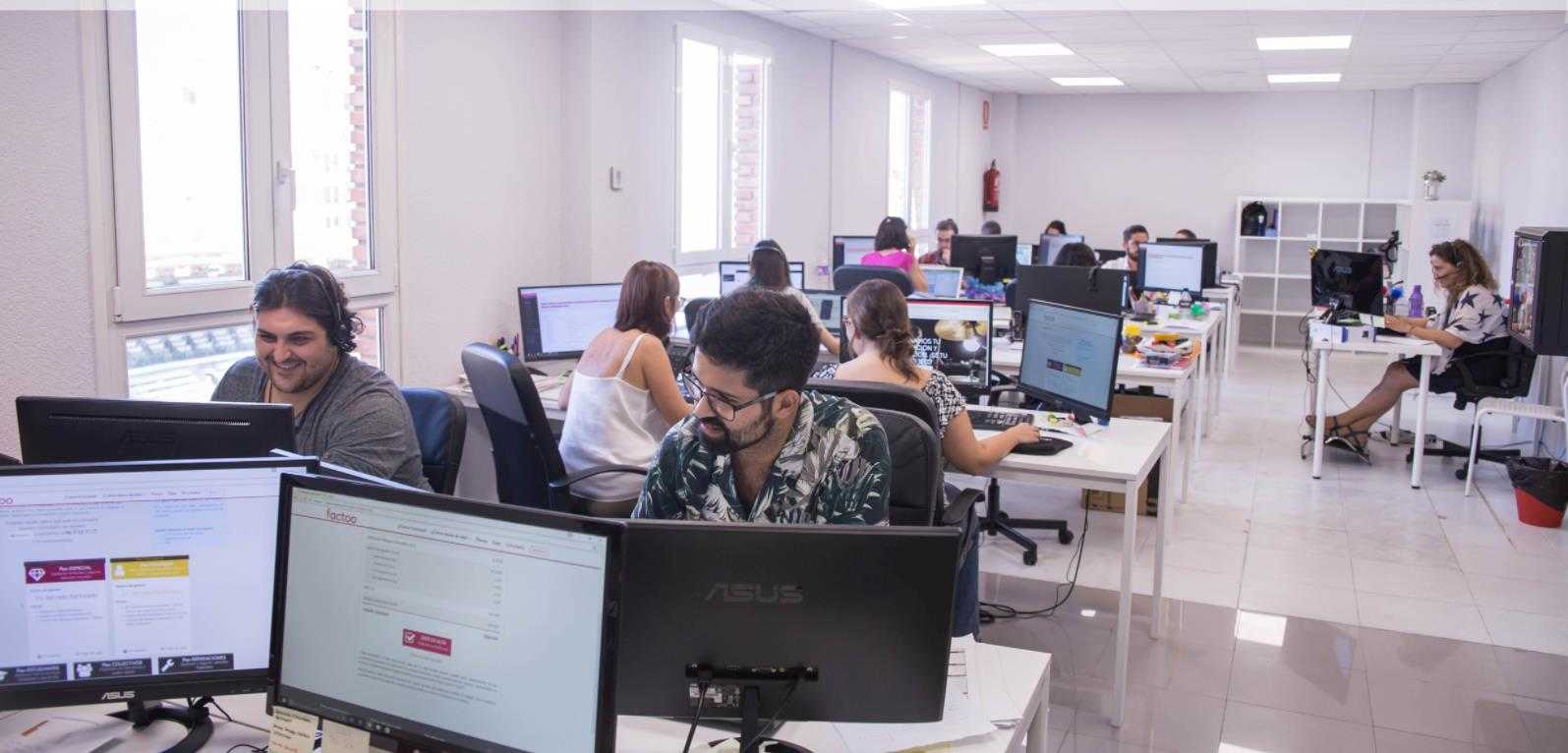 Vista de les oficines de Factoo a València