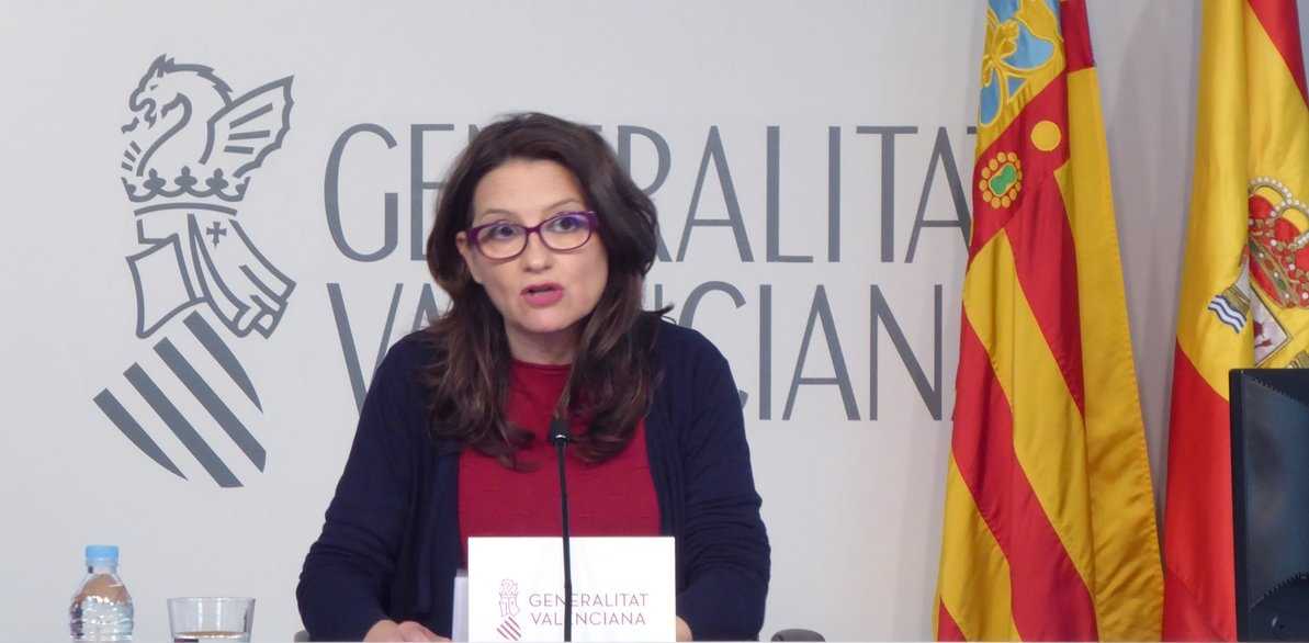 La vicepresidenta considera que la manifestació convocada per Espanya 2000 a la seu de Compromís és més aviat un "setge a un partit" que una concentració pacífica.