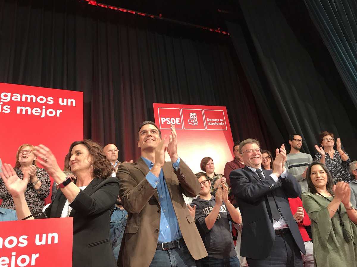 Pedro Sánchez ha festejat amb Ximo Puig "la tornada de l'hospital d'Alzira al sector píublic".