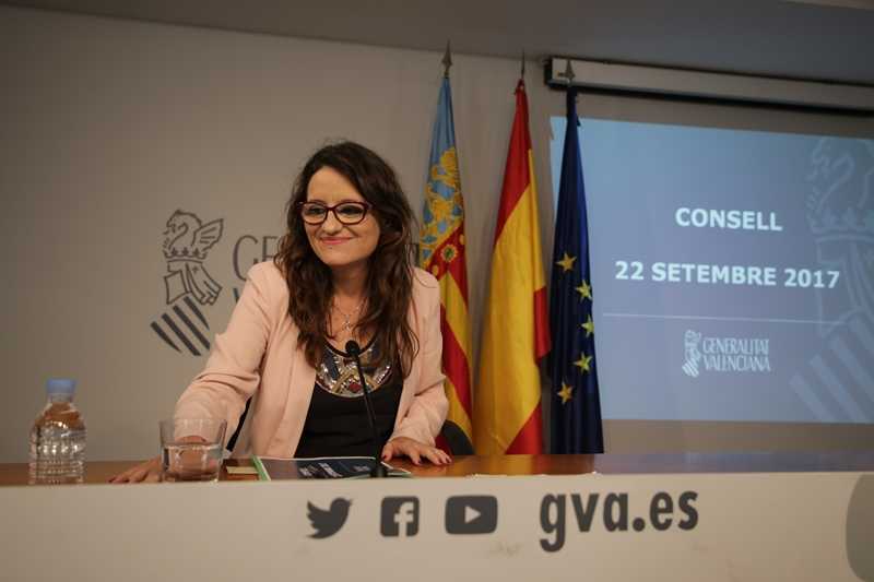 La vicepresidenta del Consell, Mónica Oltra.