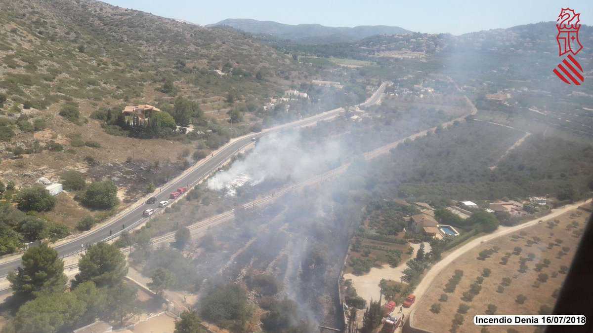 El massís del Montgó es va veure afectat per un incendi fa tant sols huit dies.