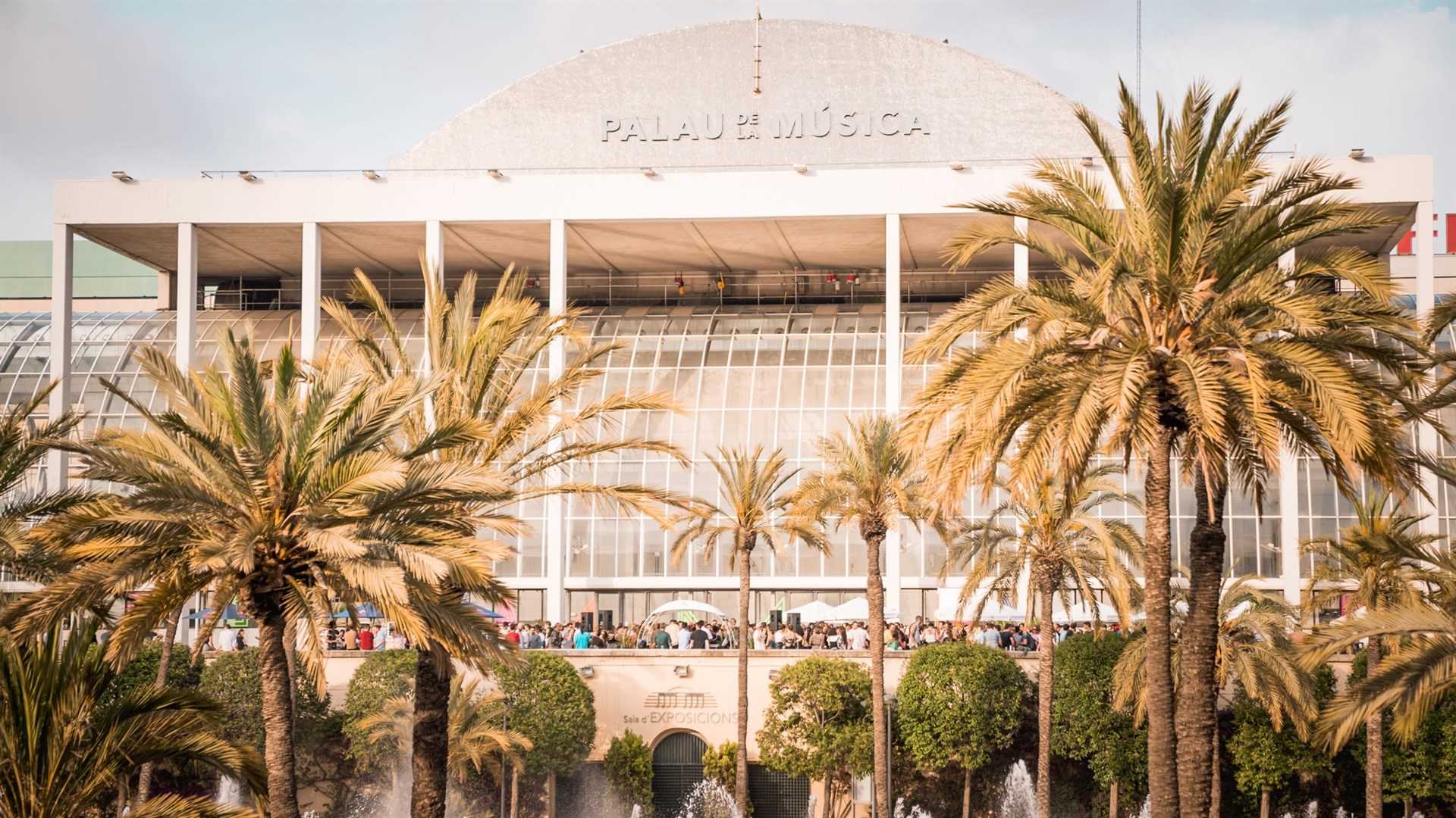 Imatge d'arxiu del Palau de la Música de València.