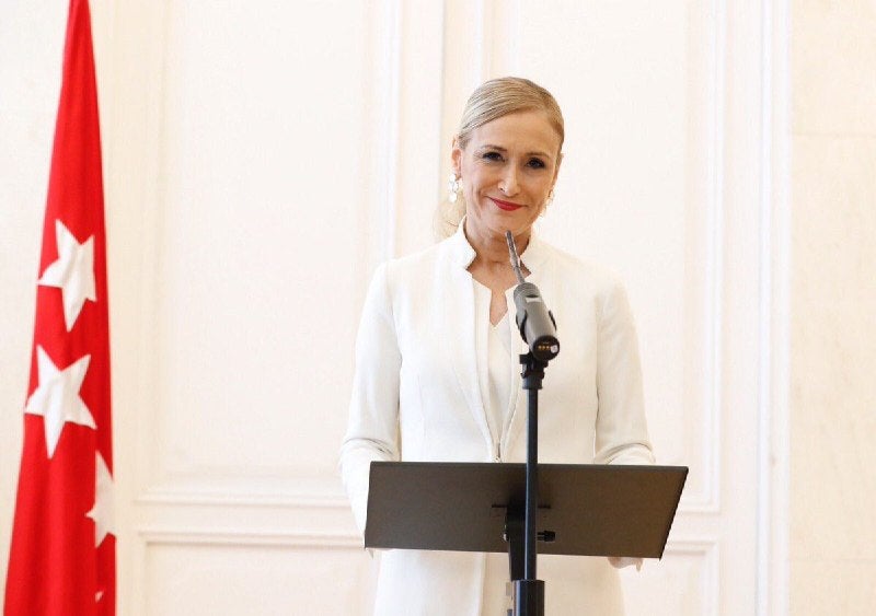 En la imatge, l'expresidenta madrilenya Cristina Cifuentes.