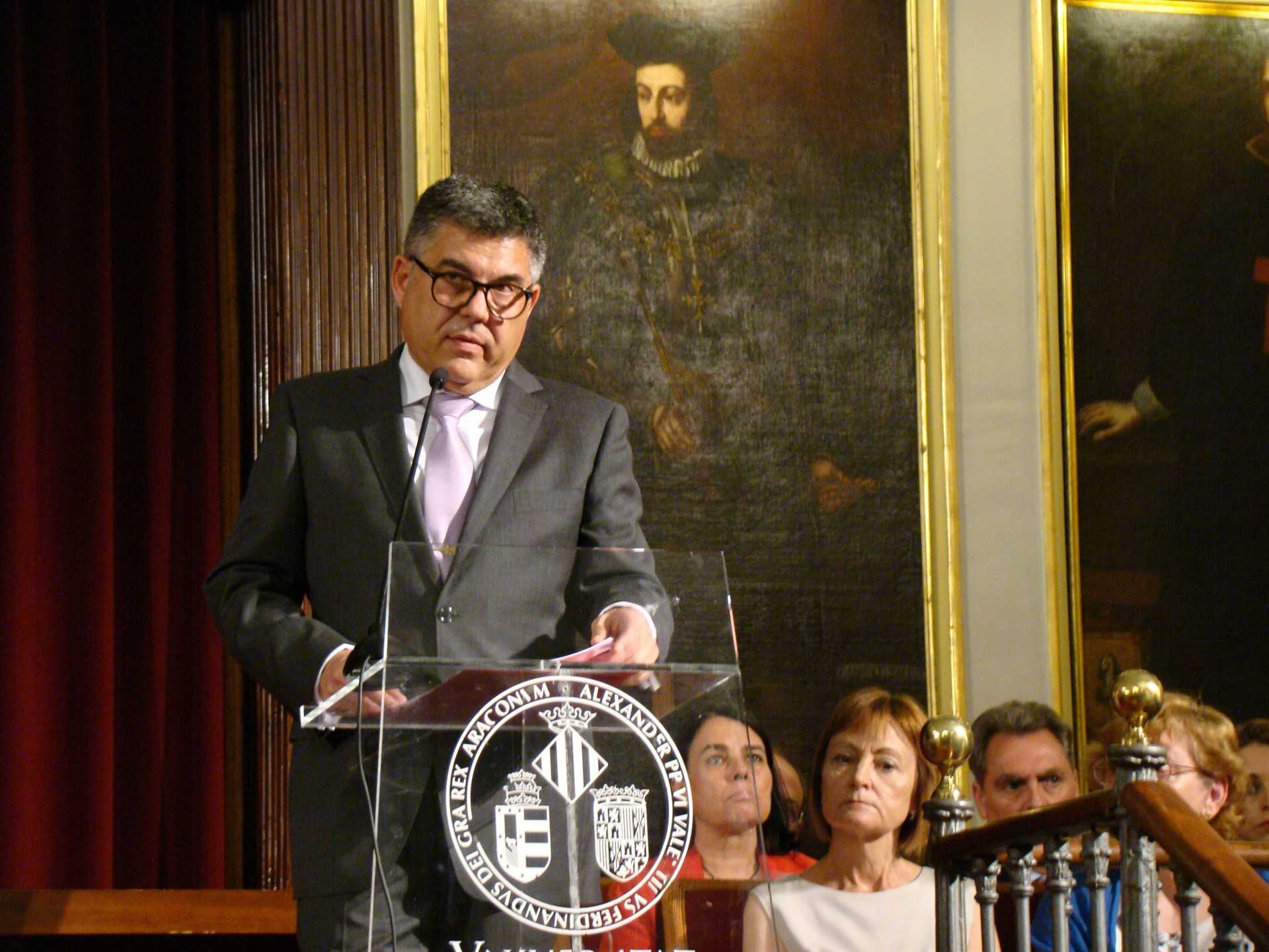 En una imatge d'arxiu, el delegat del govern espanyol al País Valencià, Juan Carlos Fulgencio.