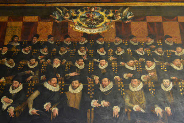 El Braç militar, a la imatge, era la principal institució defensora dels privilegis del Regne, un Regne que sí, més s'estimava els catalans que al seu rei castellà.