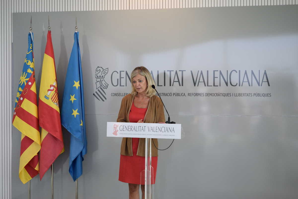 La consellera de Justícia, Gabriela Bravo, espera que el Ministeri siga sensible a la petició del Consell.