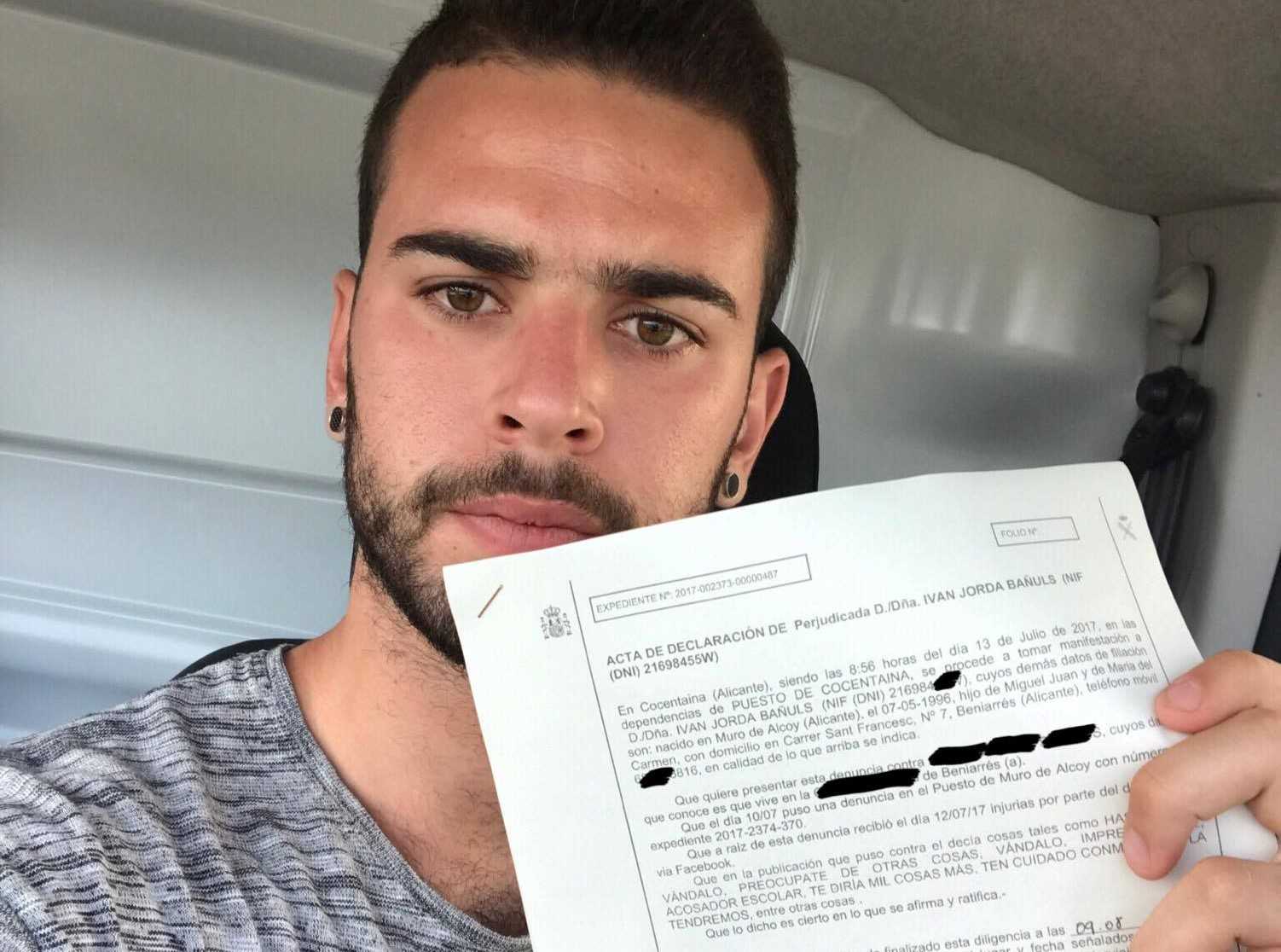 Ivan Jordà ha denunciat haver rebut amenaces via Facebook.