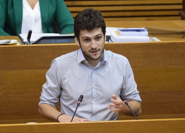 En la imatge d'arxiu, el líder de Podem, Antonio Estañ.