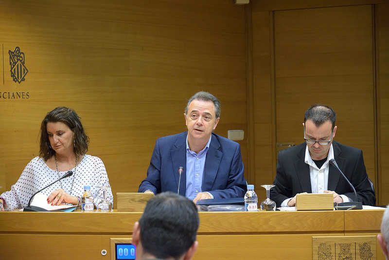 El secretari autonòmic de Comunicació, José María Vidal, ha comparegut aquest dilluns en comissió parlamentària.