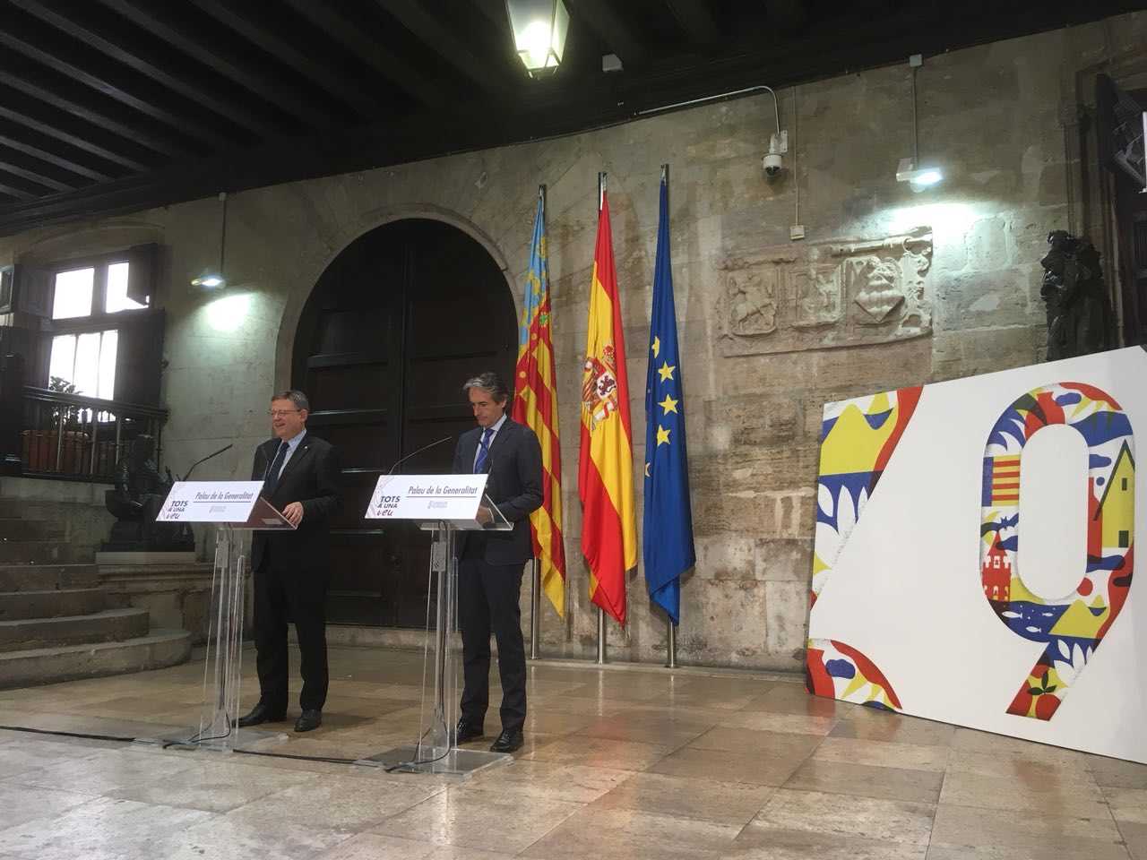 Puig i De la Serna, aquest dimecres al Palau