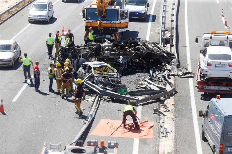 La demarcació de València és la que ha patit més accidents mortals en la Setmana Santa i Pasqua de 2018.