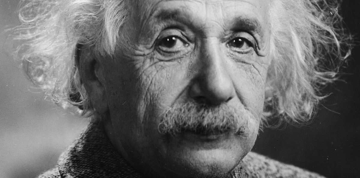 Albert Einstein (detall), per Orren Jack Turner, 1947